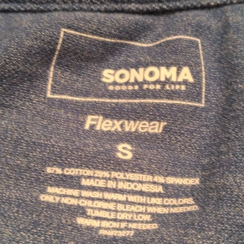 Sonoma Blue short sleeve polo shirt